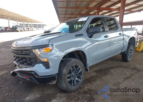 2024 Chevrolet Silverado 1500 4Wd Short Bed Custom Trail Boss from USA, damaged, VIN 3GCUDCE8XRG314561